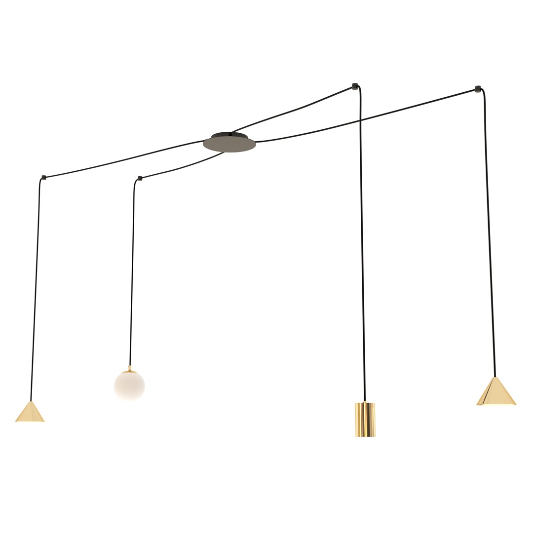 Hanglamp Boovea Goud
