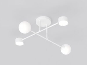 Plafondlamp Peiso Wit Ø10 cm