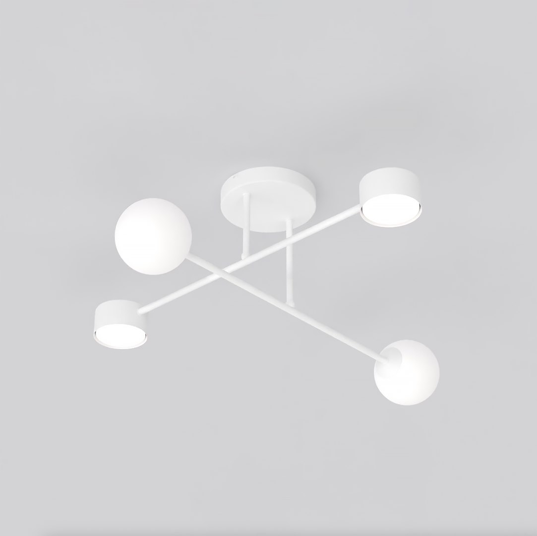 Plafondlamp Peiso Wit Ø10 cm