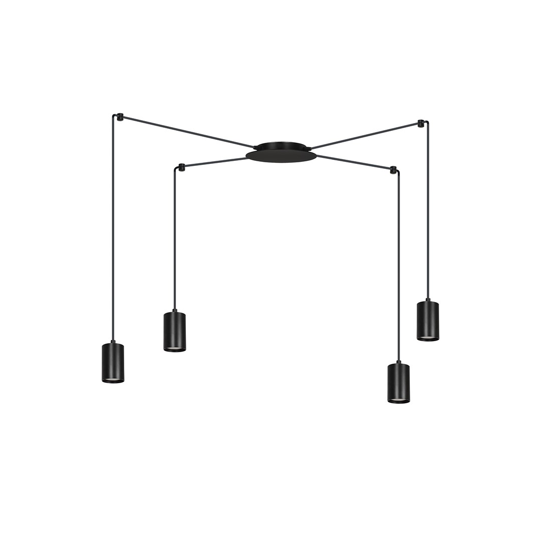 Hanglamp Nermoro Zwart