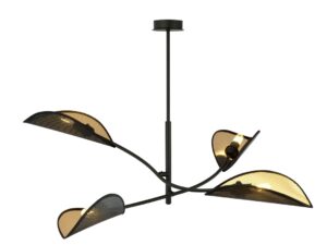 Plafondlamp Skeiskone Zwart Ø12 cm
