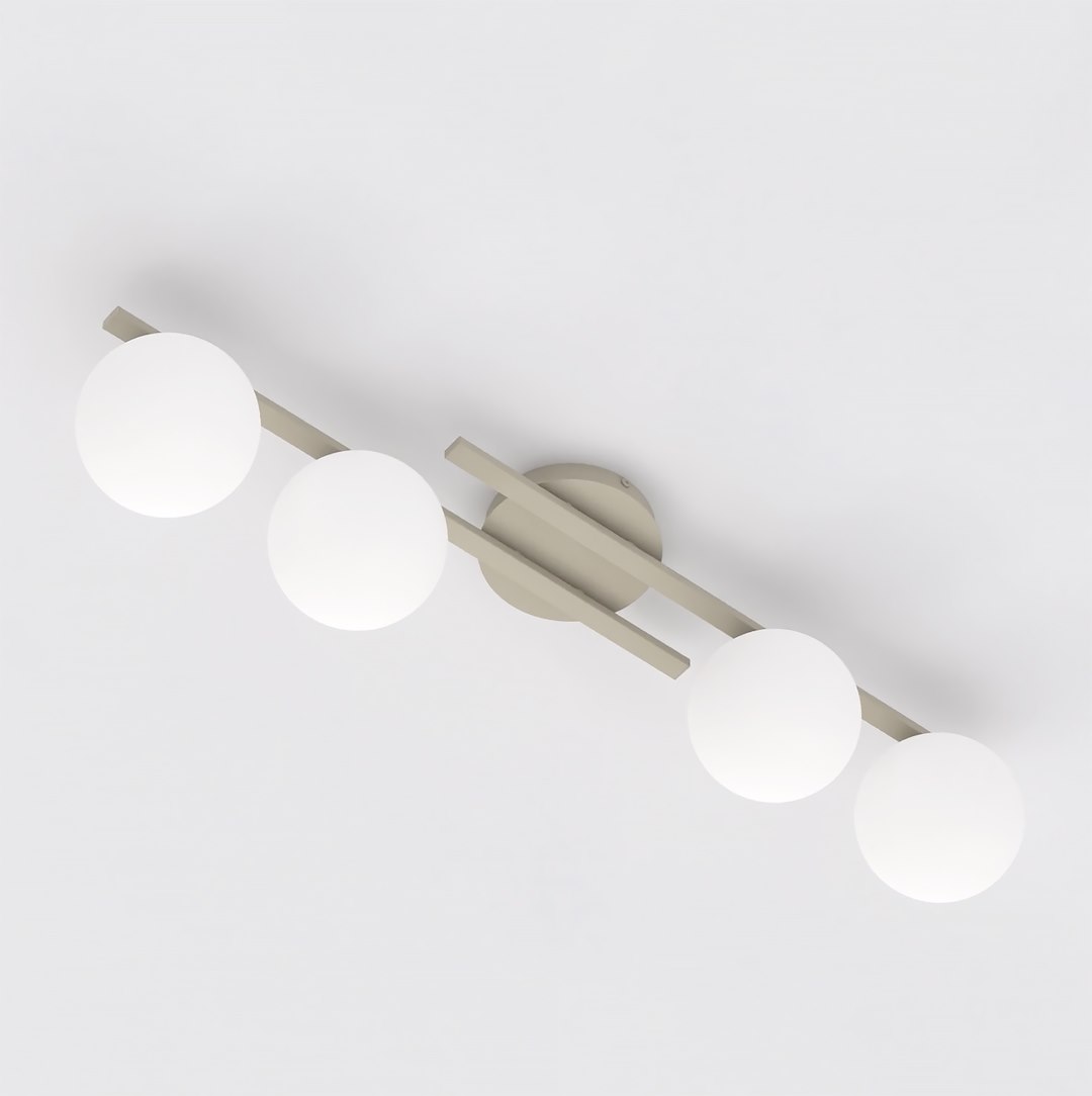 Plafondlamp Vienio Beige Ø14 cm