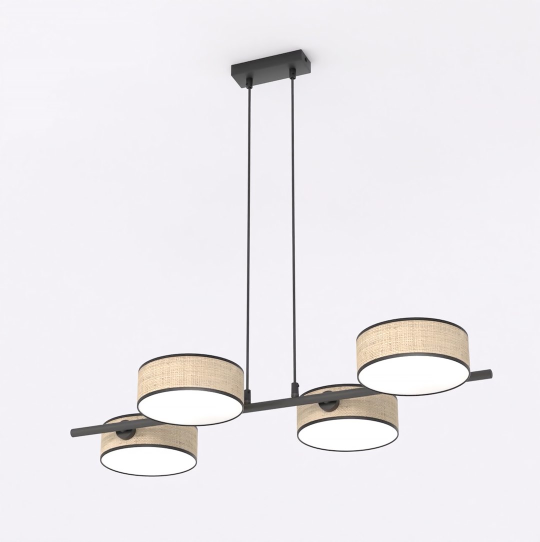 Hanglamp Vulang Bruin Ø20 cm - Afbeelding 2