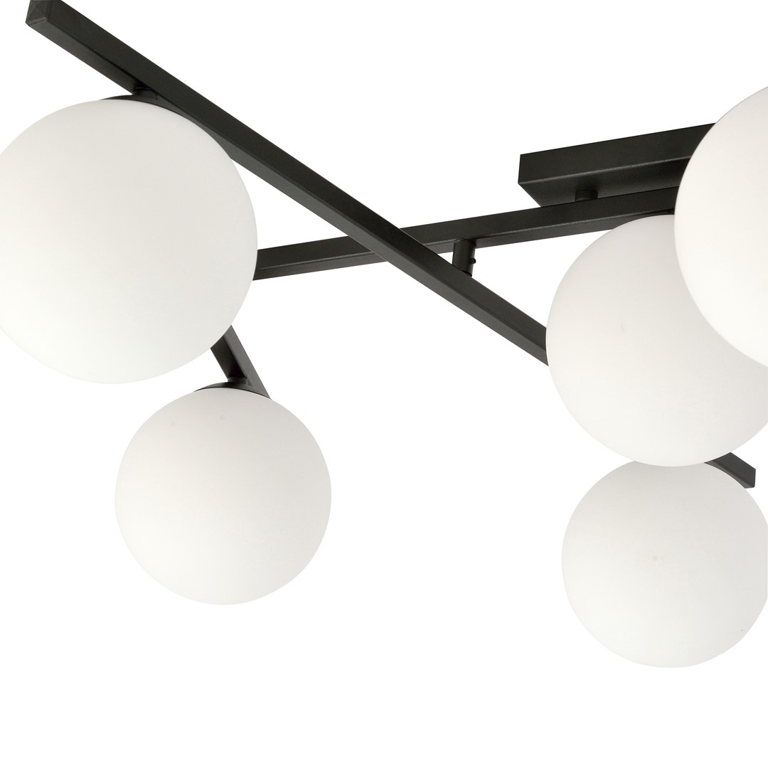 Plafondlamp Traannia Zwart Ø15 cm - Afbeelding 2