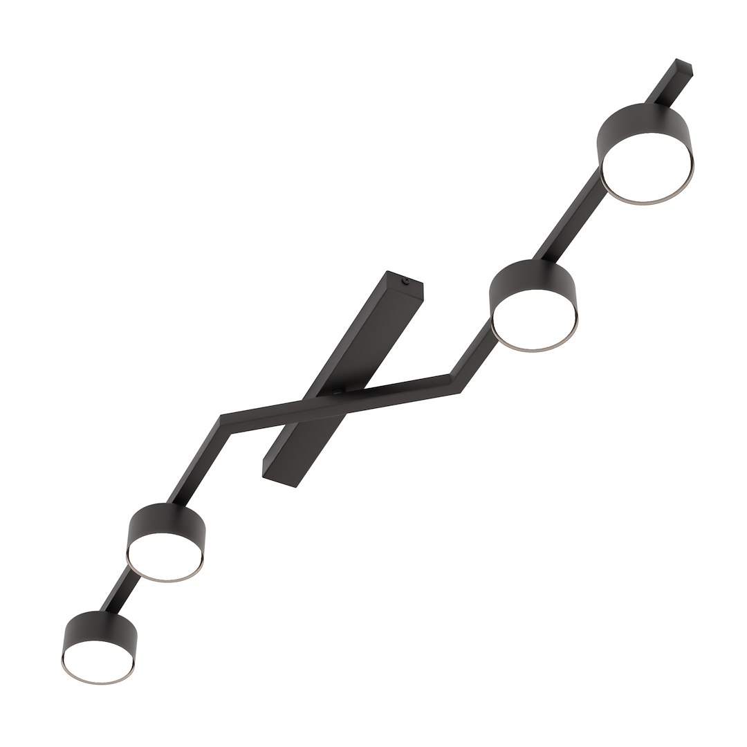 Plafondlamp Trissal Zwart - Afbeelding 2