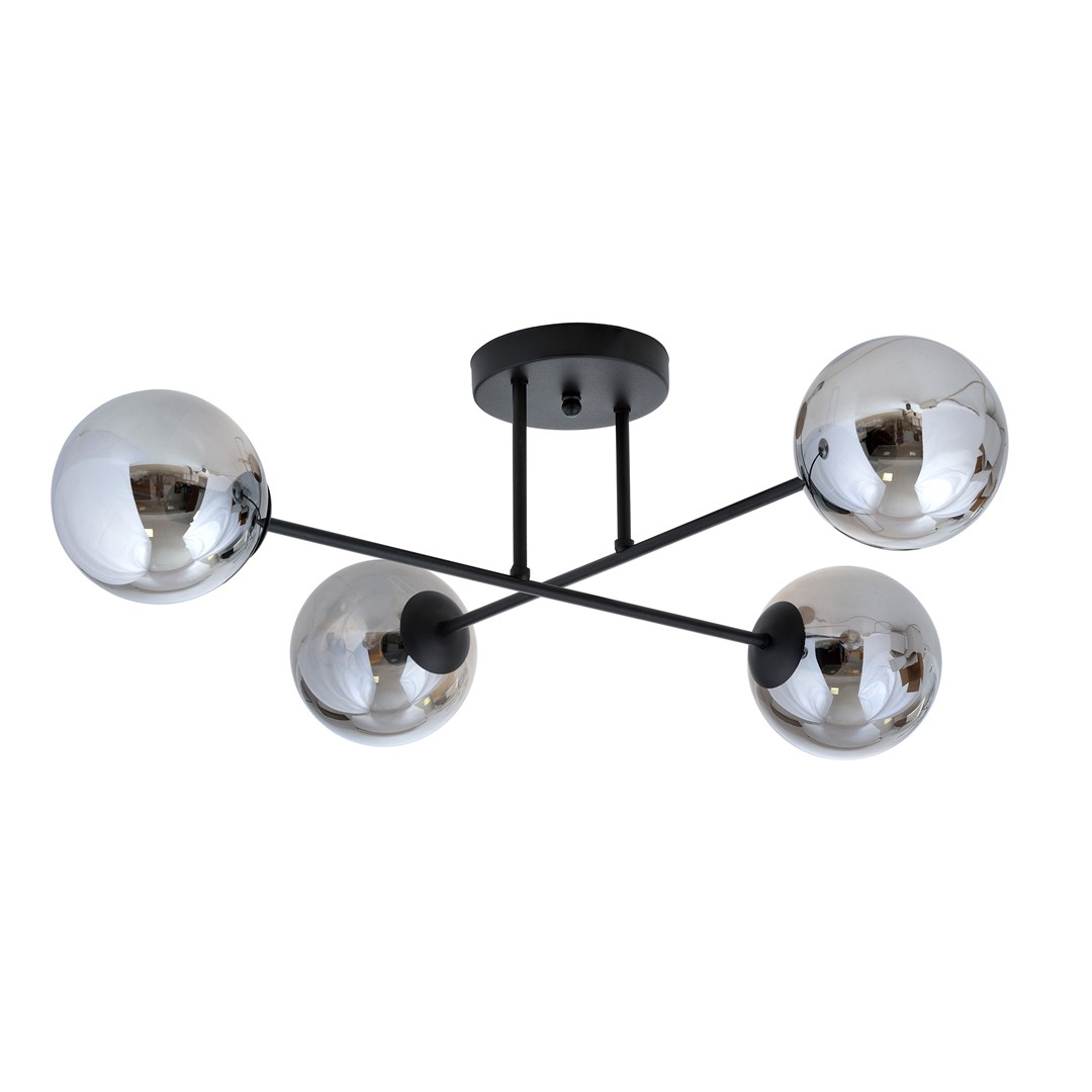 Plafondlamp Findund Zwart Ø14 cm - Afbeelding 2