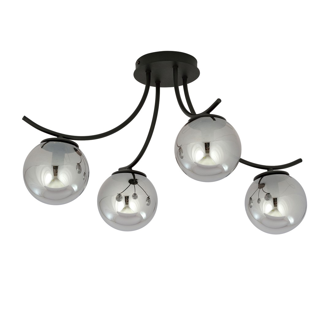 Plafondlamp Kotka Zwart Ø14 cm - Afbeelding 2