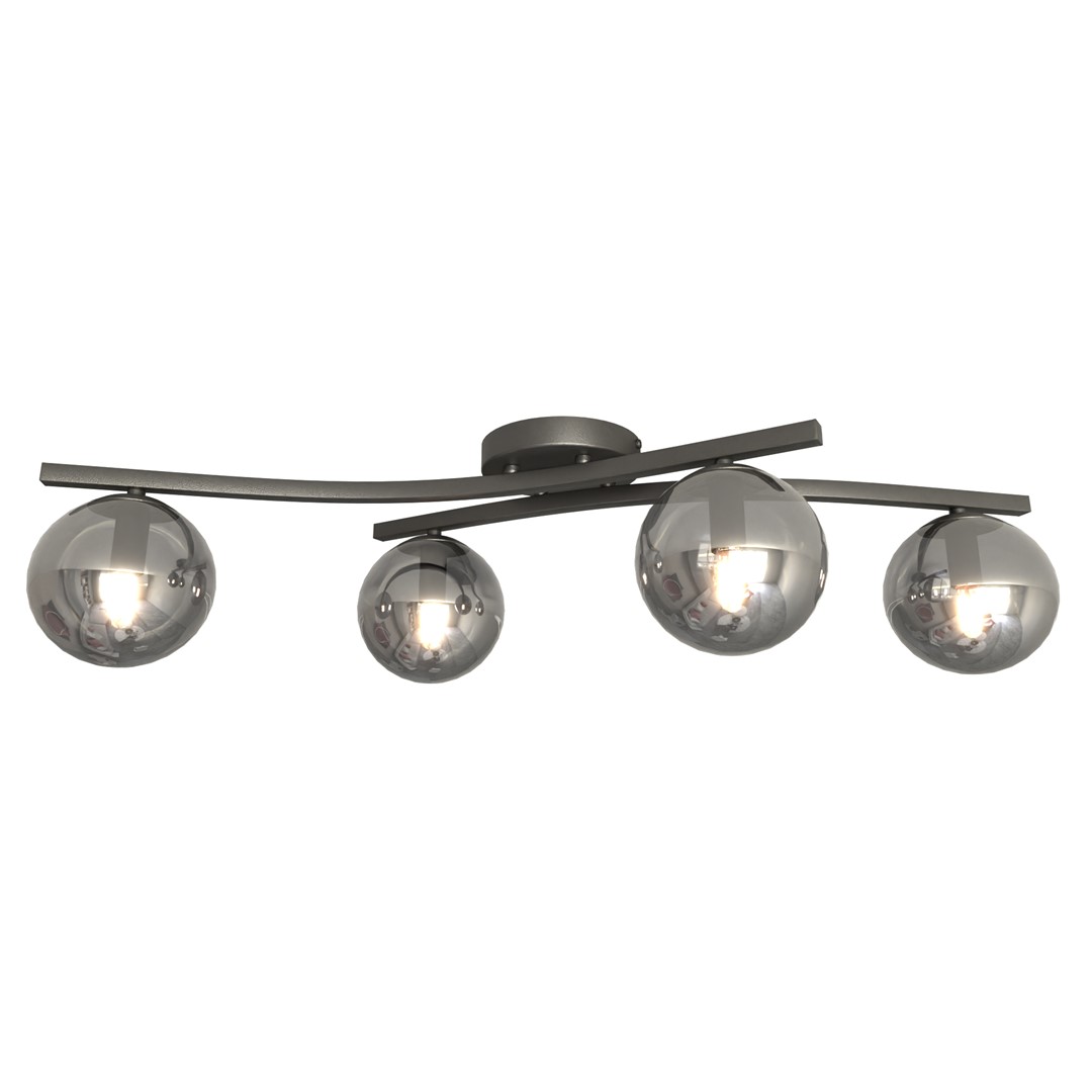 Plafondlamp Noolvura Zwart Ø15 cm - Afbeelding 2