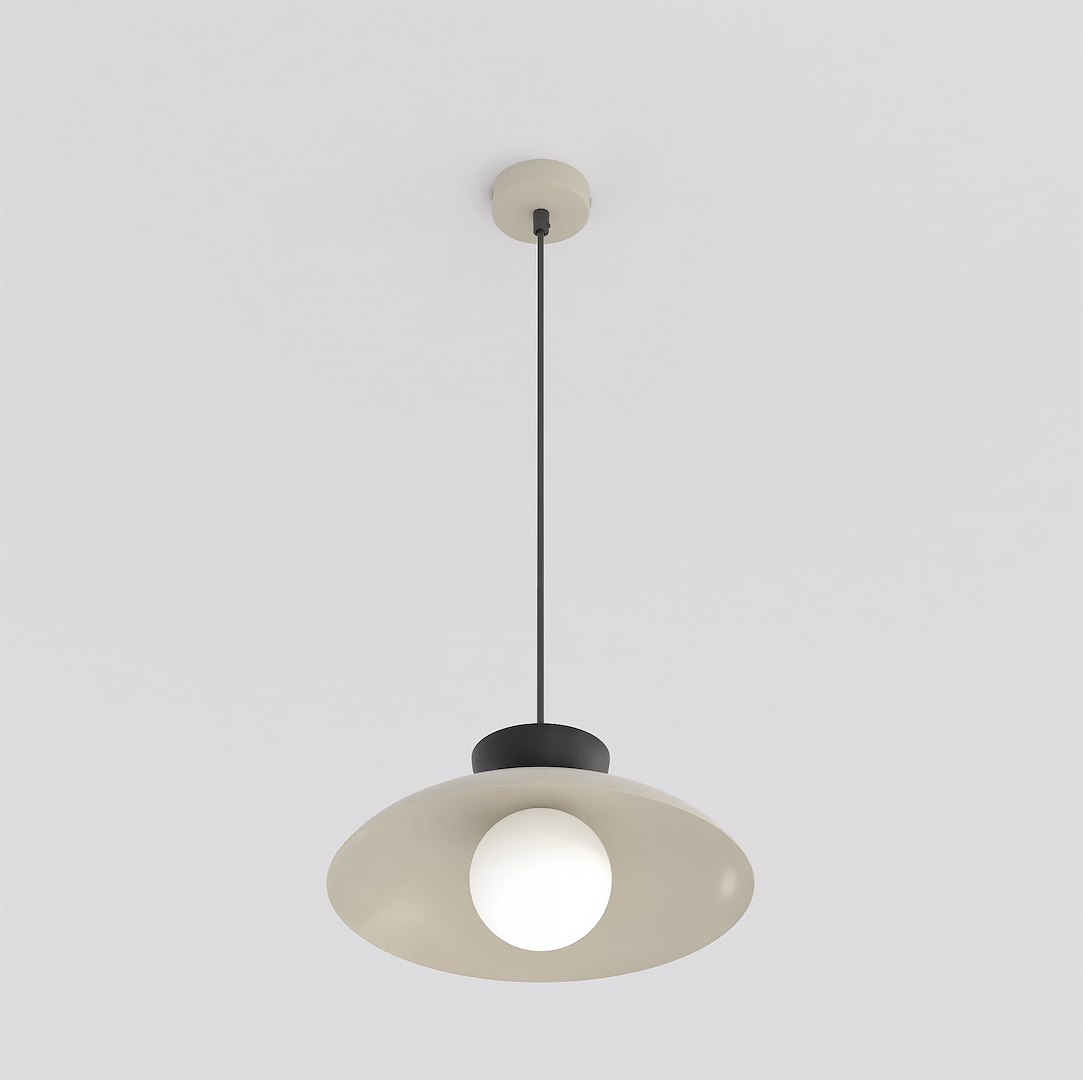 Hanglamp Doontes Beige Ø10 cm - Afbeelding 2