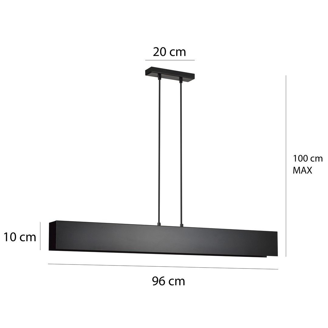 Hanglamp Kleinten Zwart - Afbeelding 2