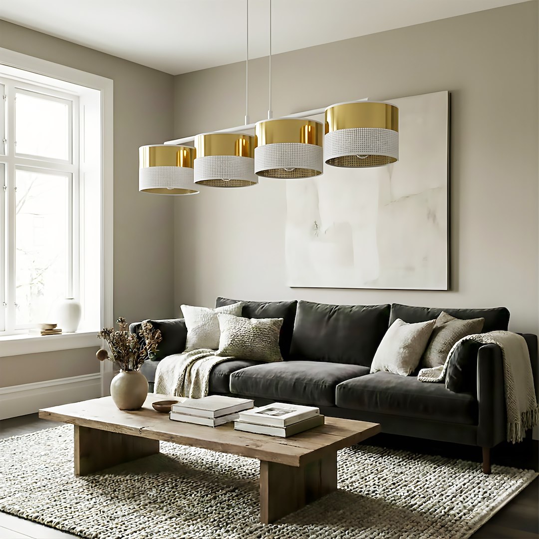 Hanglamp Zintu Wit Ø20 cm - Afbeelding 2