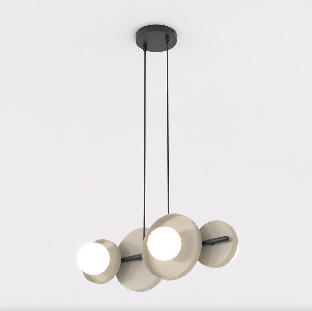 Hanglamp Meevano Wit Ø10 cm - Afbeelding 2