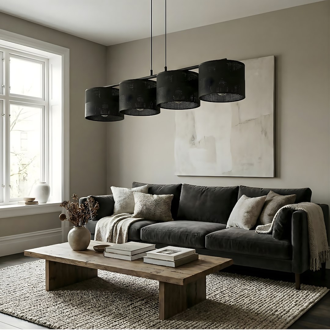 Hanglamp Daallena Zwart Ø20 cm - Afbeelding 2