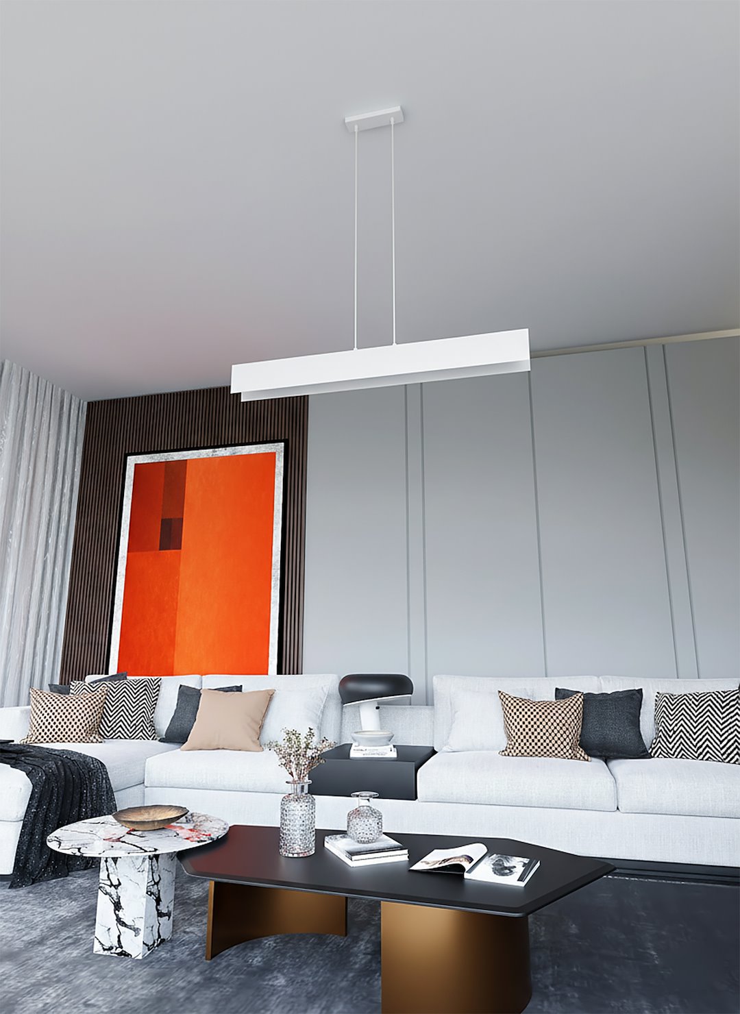 Hanglamp Nierin Wit - Afbeelding 2