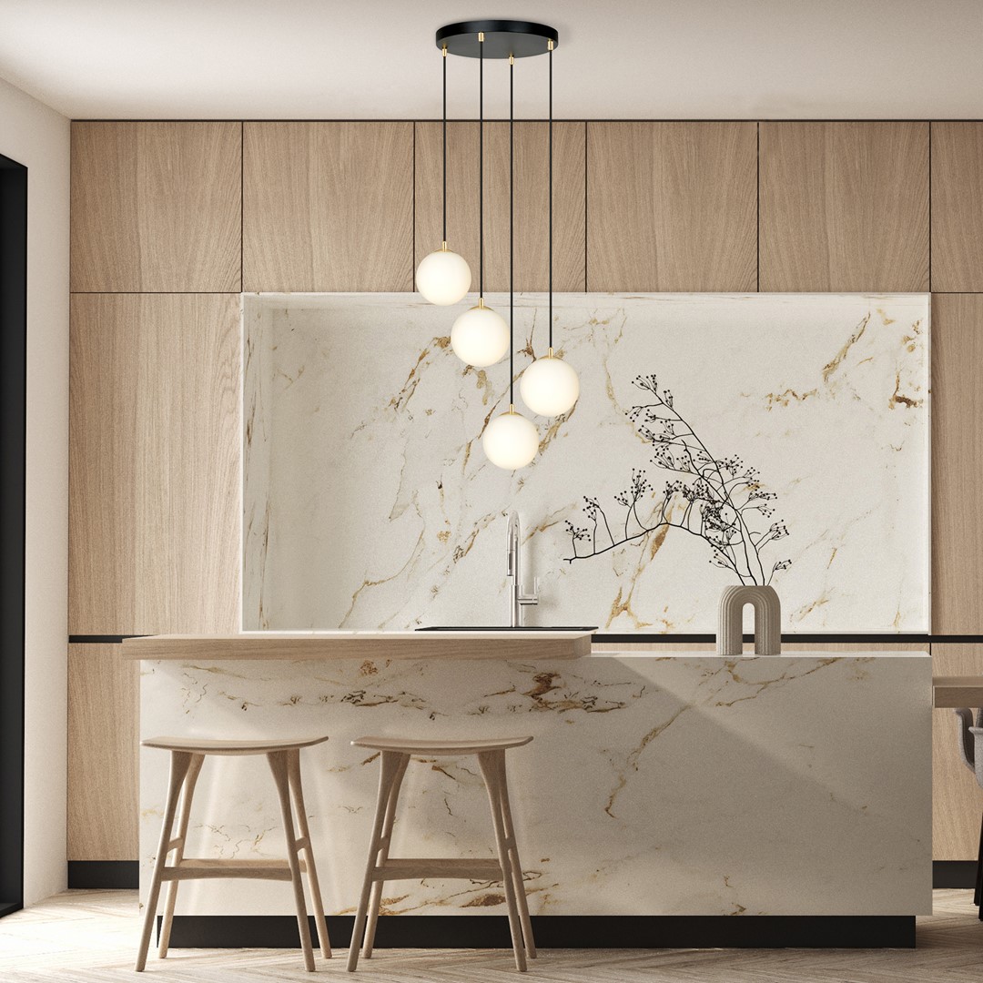 Hanglamp Skaanir Zwart Ø14 cm - Afbeelding 2