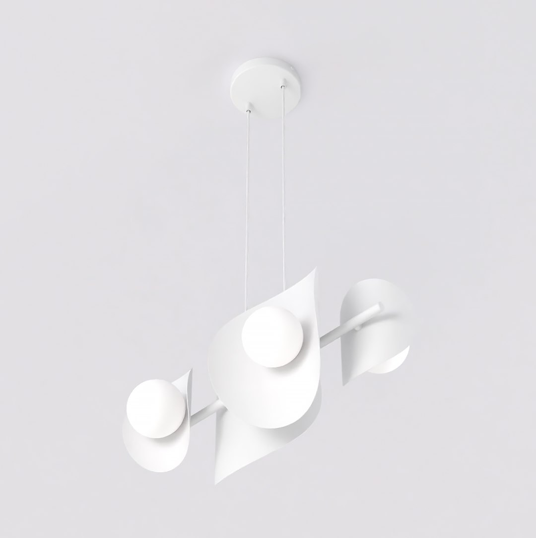 Hanglamp Fommy Wit Ø10 cm - Afbeelding 2