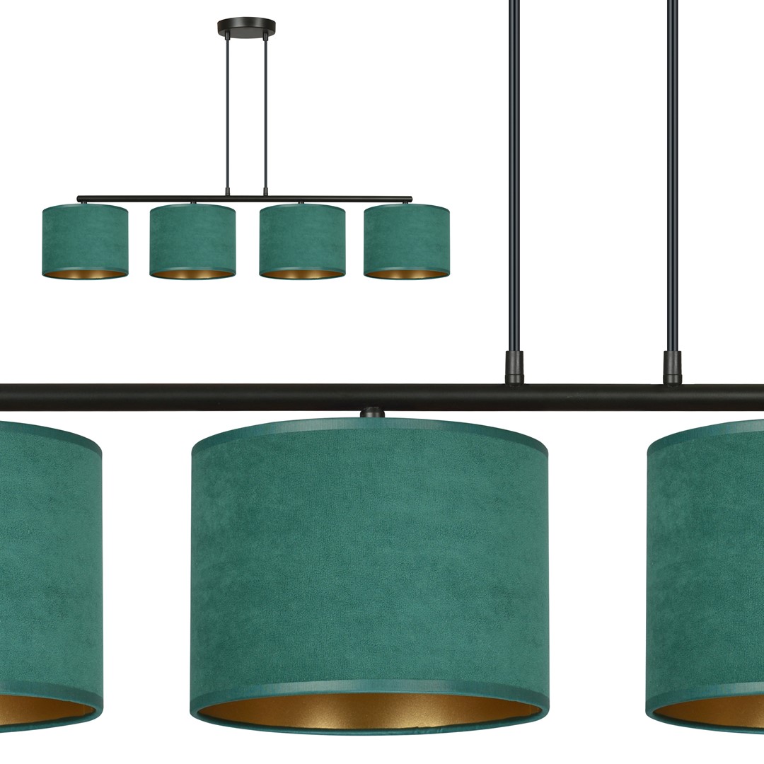 Hanglamp Pausos Zwart Ø20 cm - Afbeelding 2