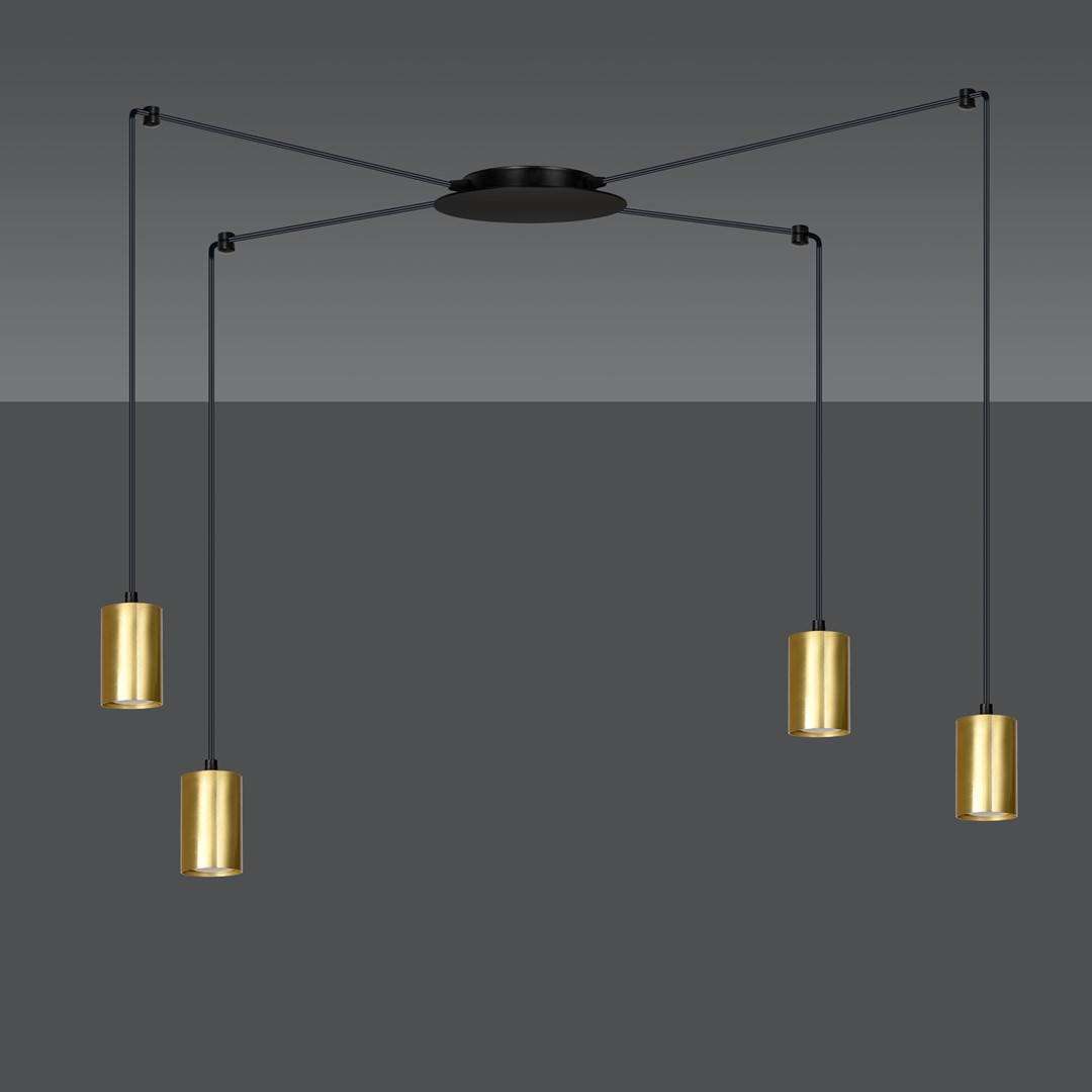 Hanglamp Kirnak Zwart - Afbeelding 2