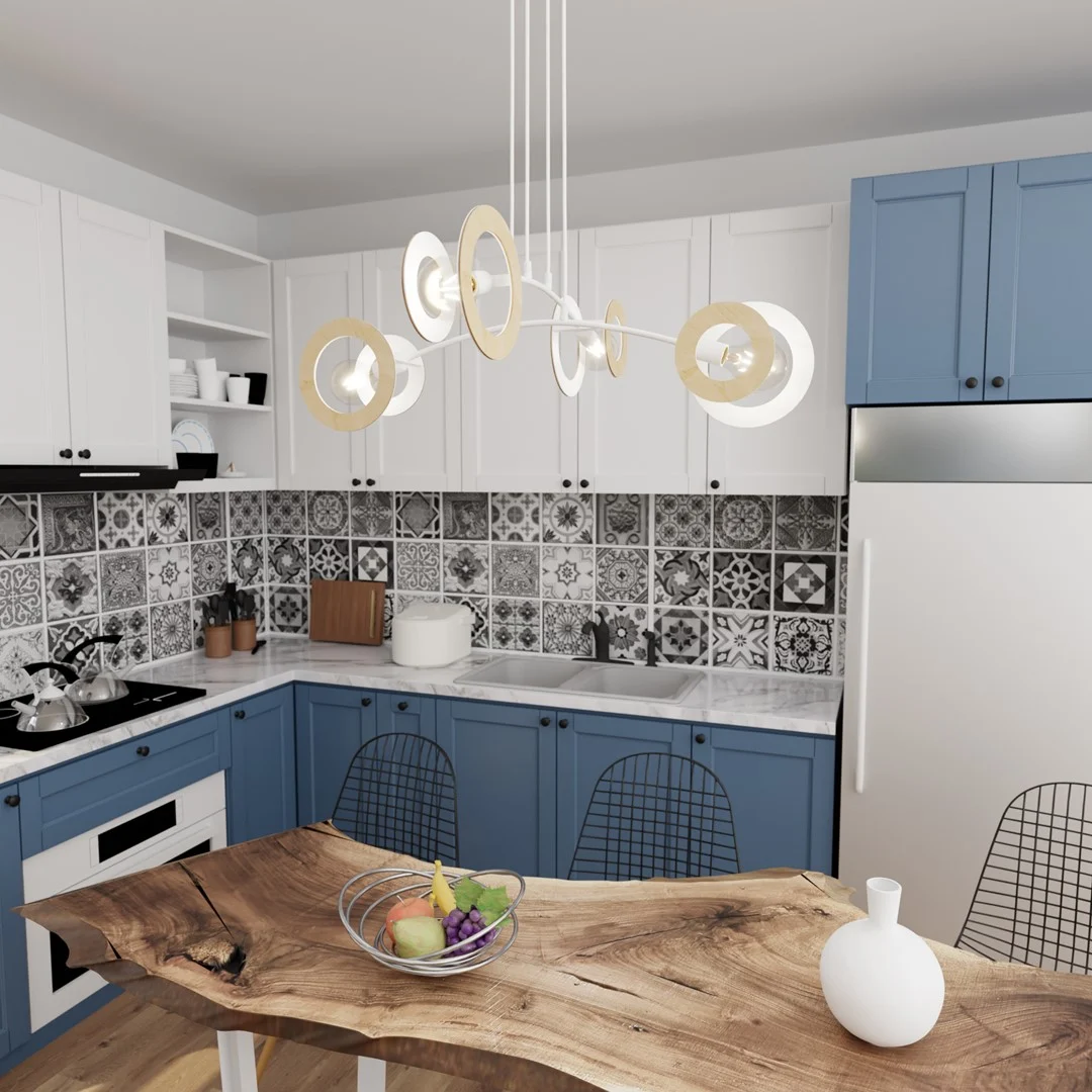 Hanglamp Ciellar Wit Ø20 cm - Afbeelding 2