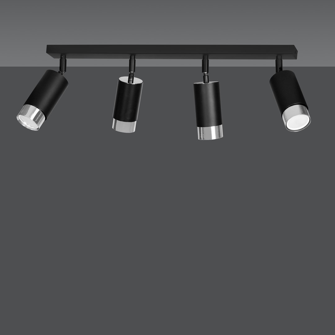 Plafondlamp Raassoro Zwart - Afbeelding 2