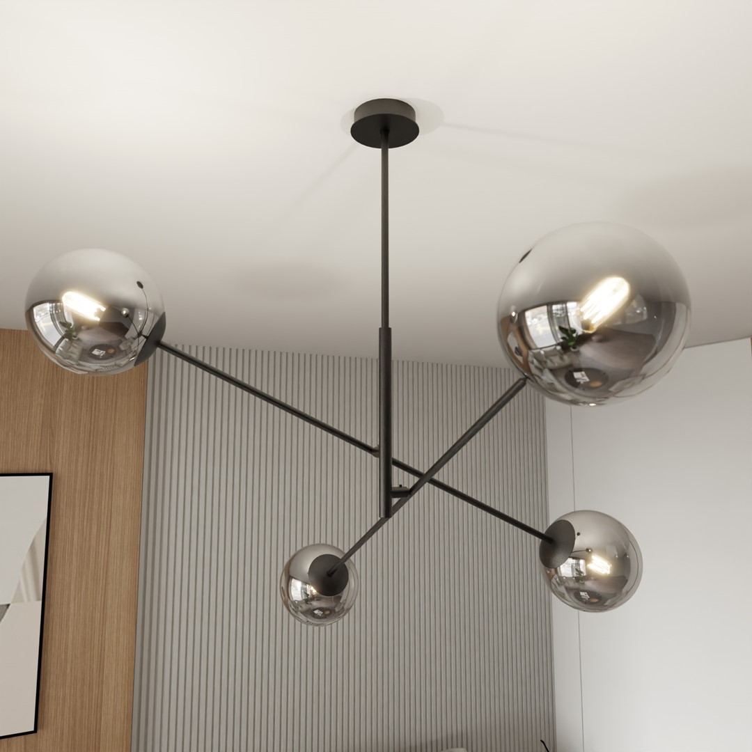 Hanglamp Klolio Zwart Ø14 cm - Afbeelding 2