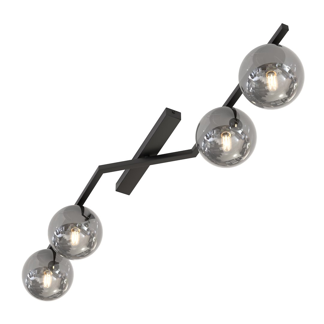 Plafondlamp Sloormaro Zwart Ø14 cm - Afbeelding 2
