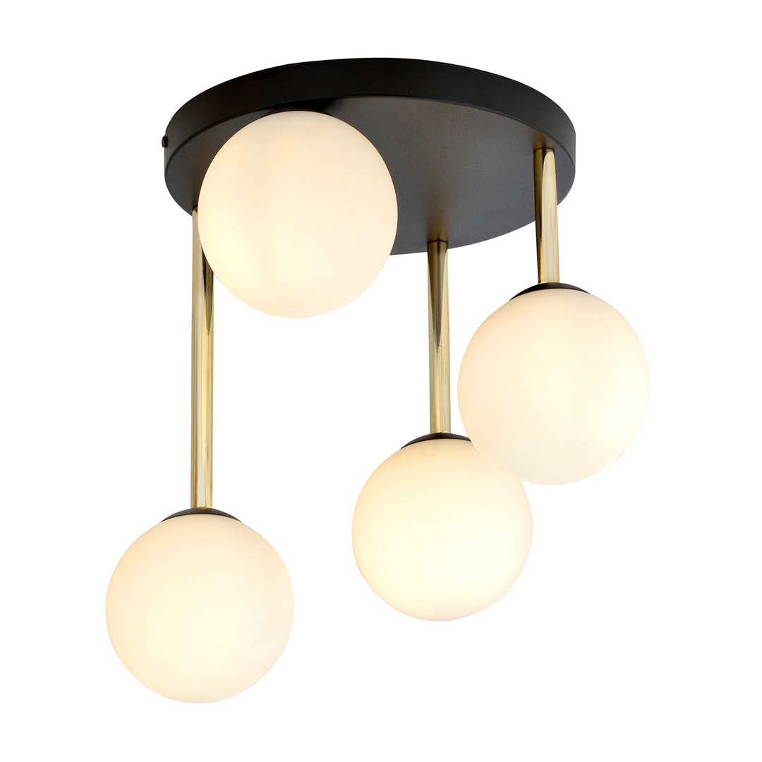 Plafondlamp Groolas Zwart Ø14 cm - Afbeelding 2