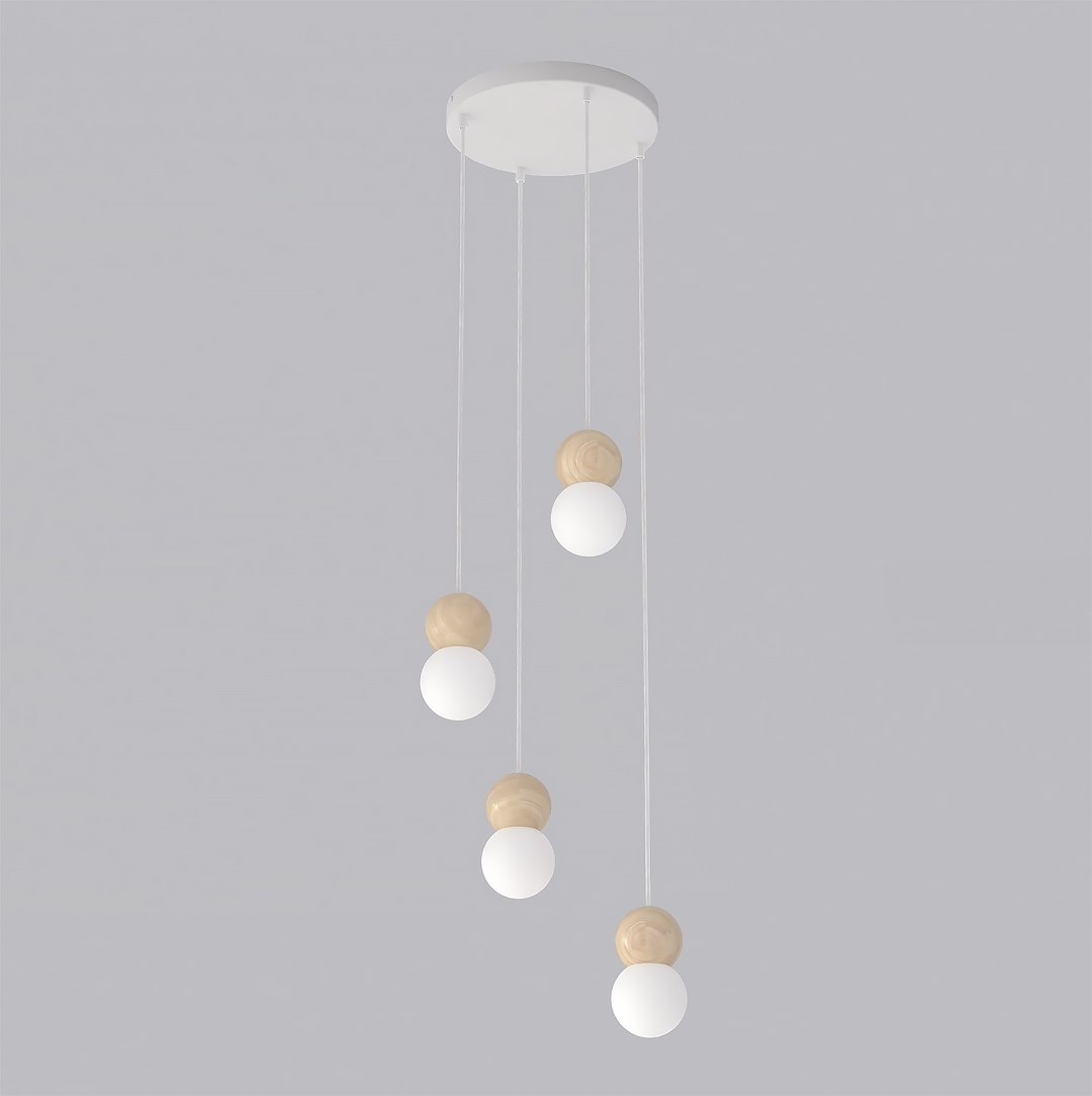 Hanglamp Zurdir Wit Ø10 cm - Afbeelding 2