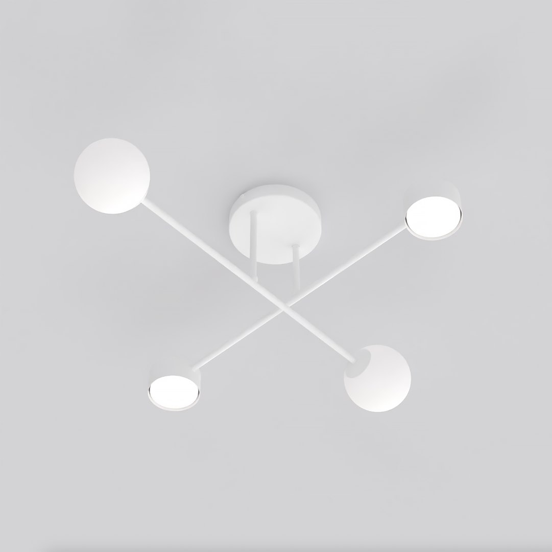 Plafondlamp Peiso Wit Ø10 cm - Afbeelding 2