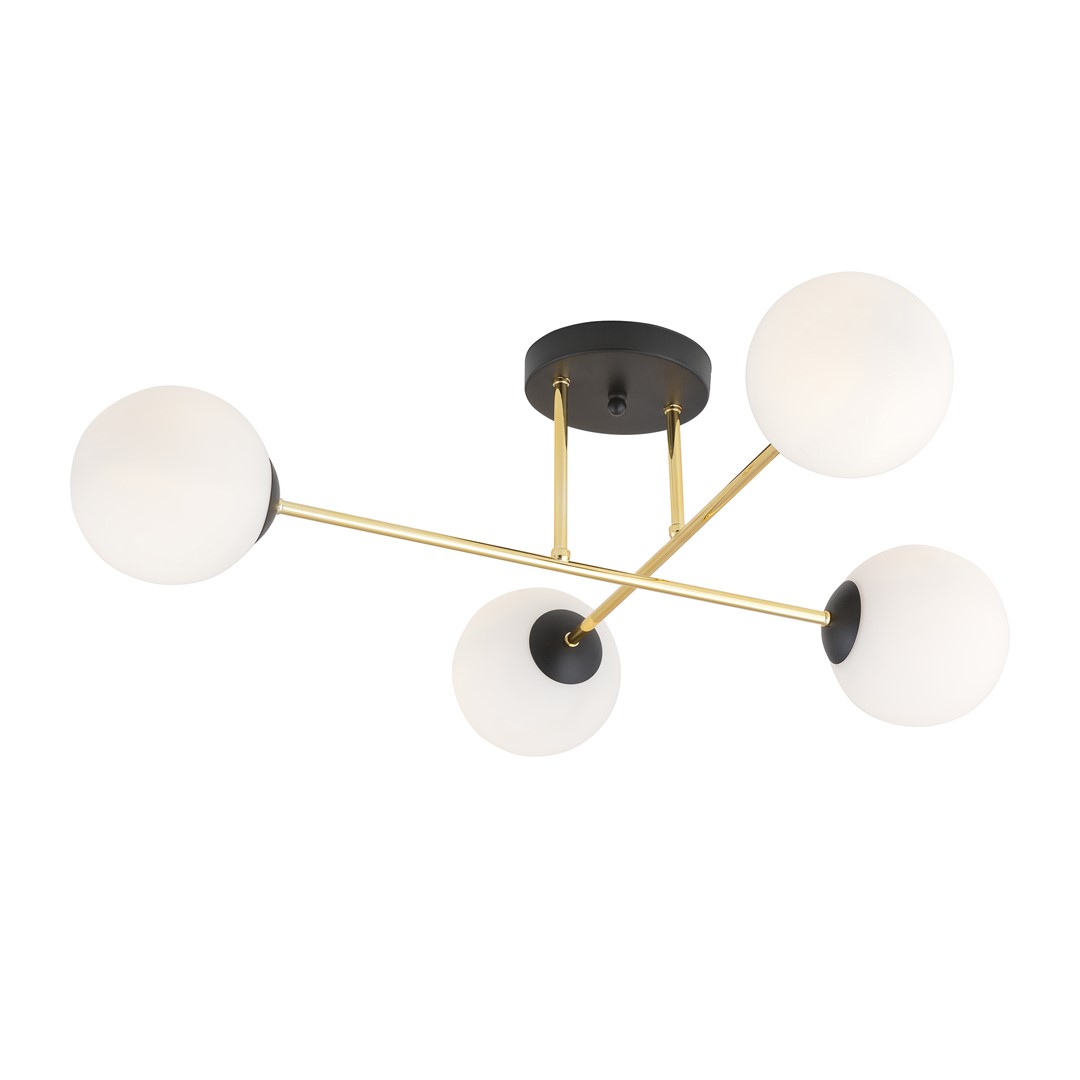 Plafondlamp Broskal Zwart Ø14 cm - Afbeelding 2