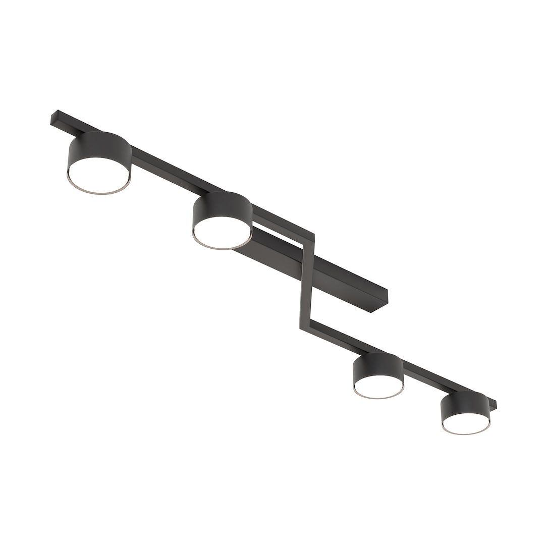 Plafondlamp Trissal Zwart - Afbeelding 3