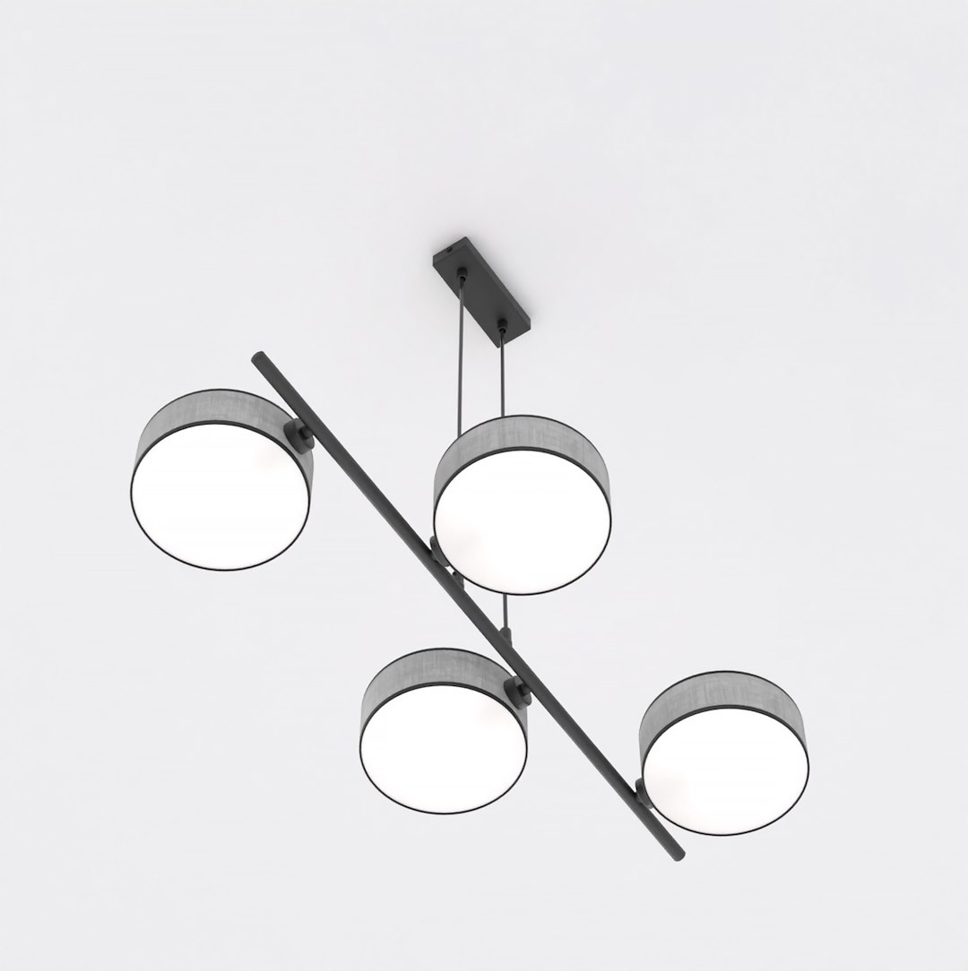 Hanglamp Bemia Grijs Ø20 cm - Afbeelding 3