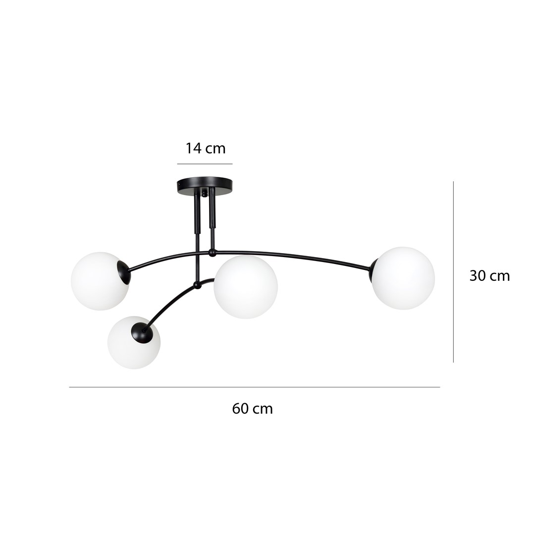 Plafondlamp Briessol Wit Ø15 cm - Afbeelding 3