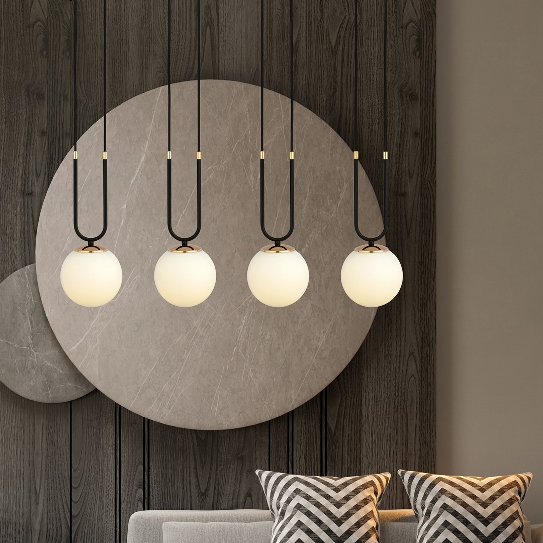 Hanglamp Celdine Zwart Ø15 cm - Afbeelding 3