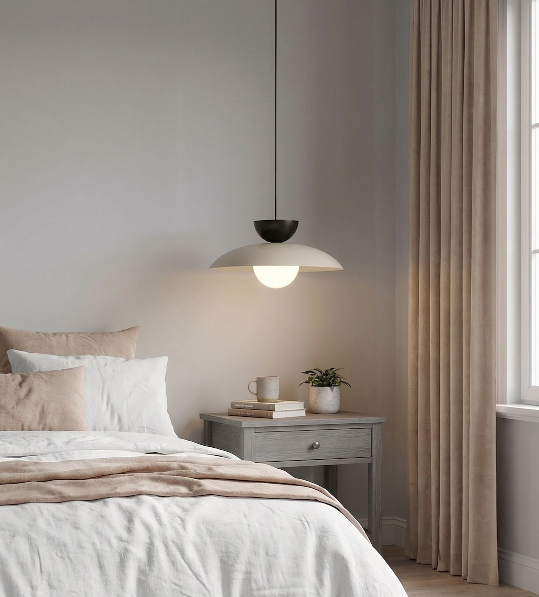 Hanglamp Doontes Beige Ø10 cm - Afbeelding 3