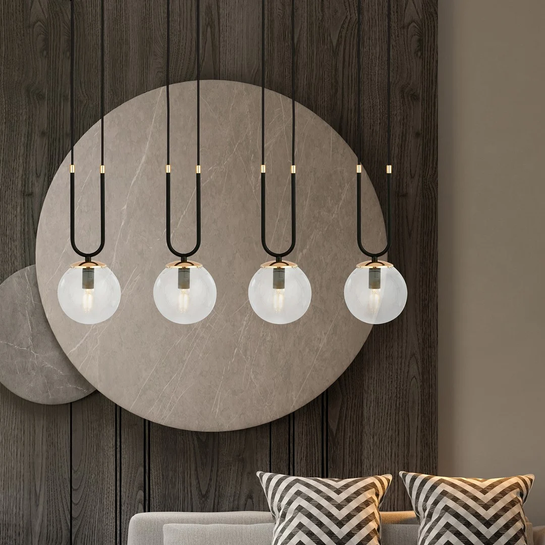 Hanglamp Zeissa Zwart Ø14 cm - Afbeelding 3
