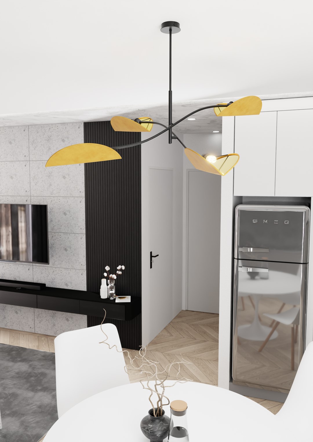 Plafondlamp Lustar Zwart - Afbeelding 3