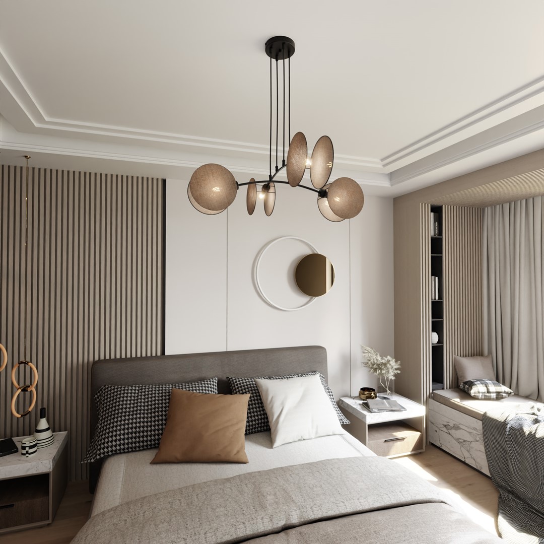 Hanglamp Trole Zwart Ø20 cm - Afbeelding 3