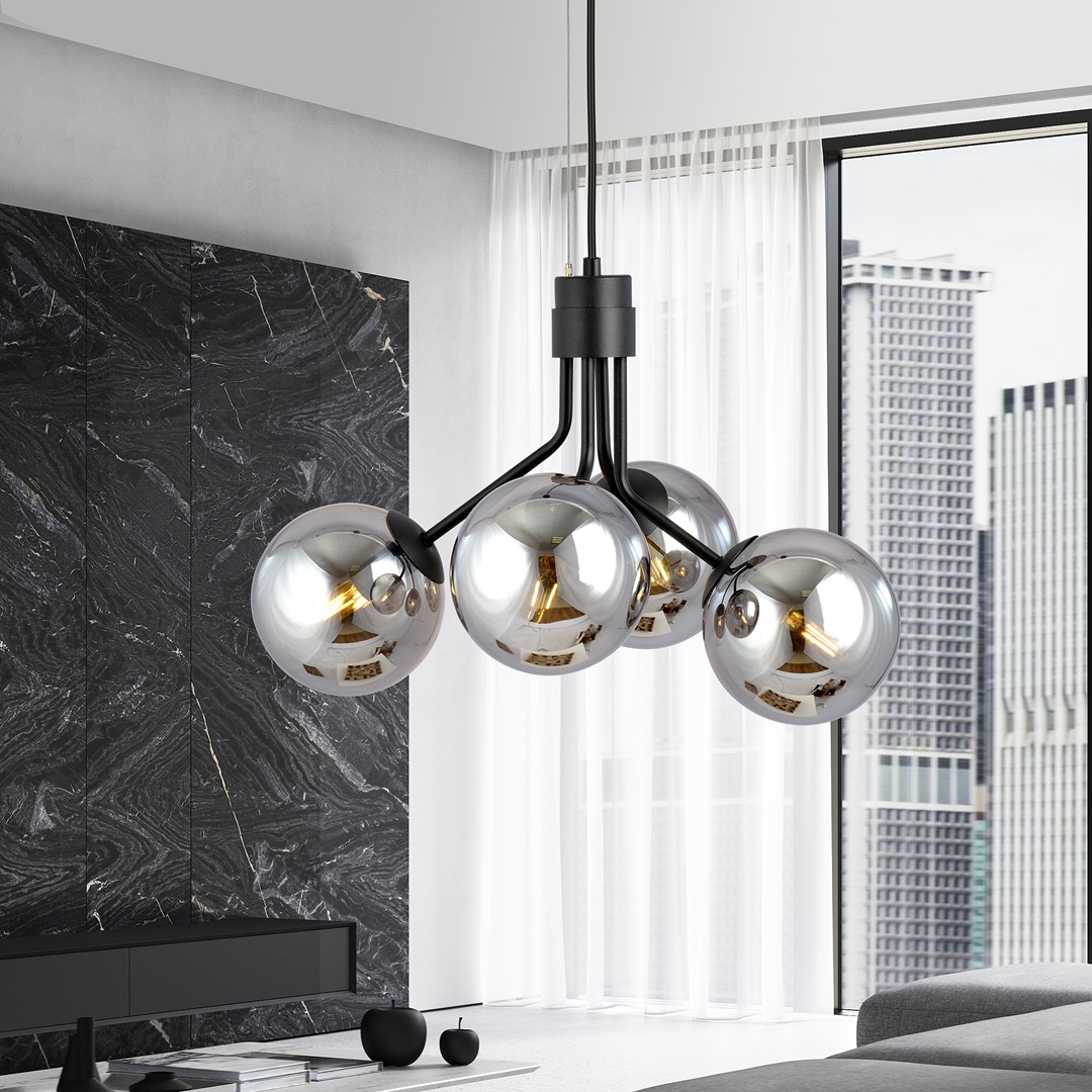 Hanglamp Vardone Zwart Ø14 cm - Afbeelding 3