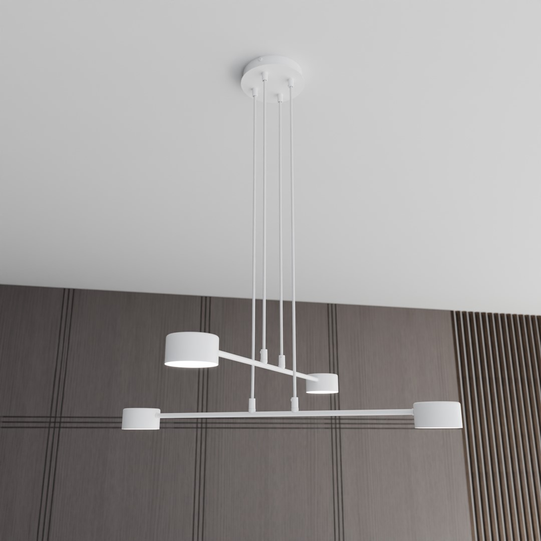 Hanglamp Raabek Wit - Afbeelding 3