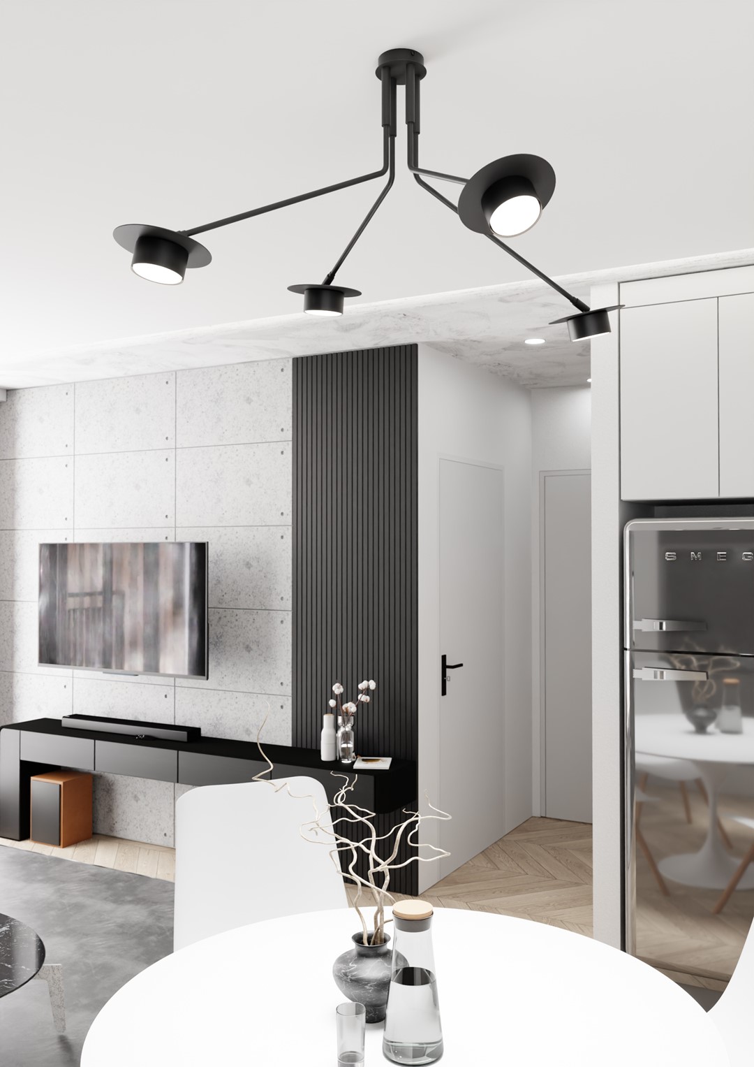 Plafondlamp Jeilaro Zwart - Afbeelding 3