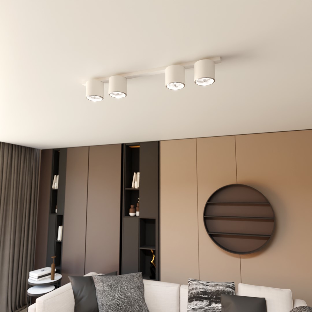 Plafondlamp Zaarde Wit - Afbeelding 3