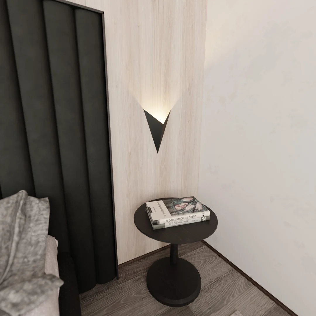 Wandlamp Vaunnak Zwart - Afbeelding 3