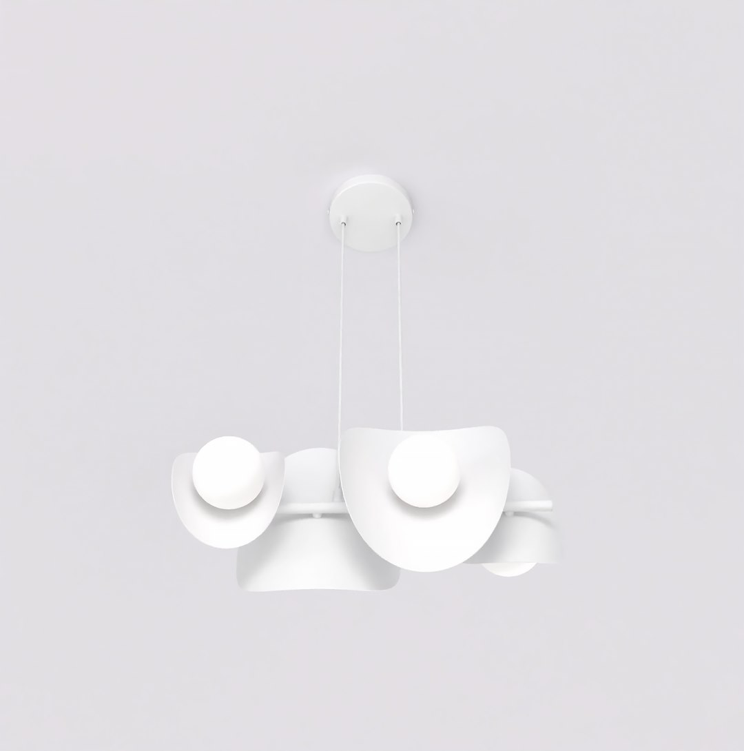 Hanglamp Fommy Wit Ø10 cm - Afbeelding 3