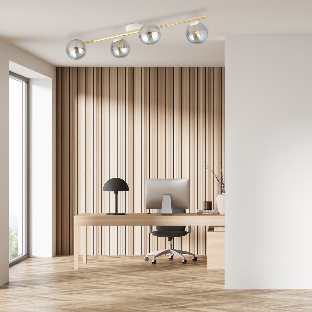 Plafondlamp Leinden Wit Ø14 cm - Afbeelding 3