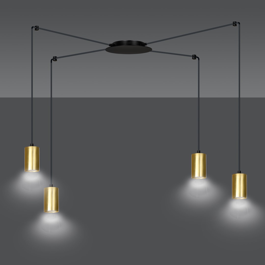 Hanglamp Kirnak Zwart - Afbeelding 3