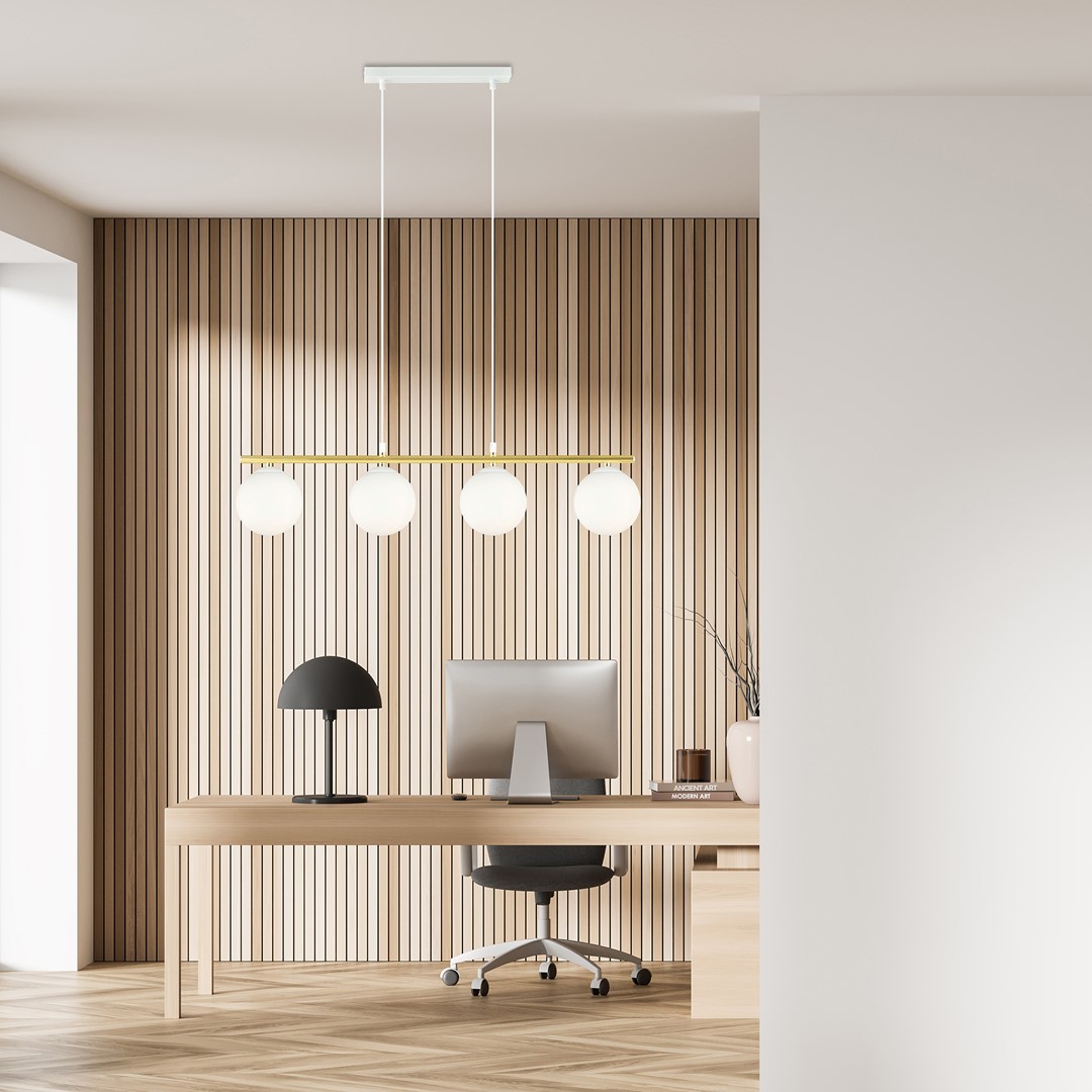 Hanglamp Tissan Wit Ø14 cm - Afbeelding 3