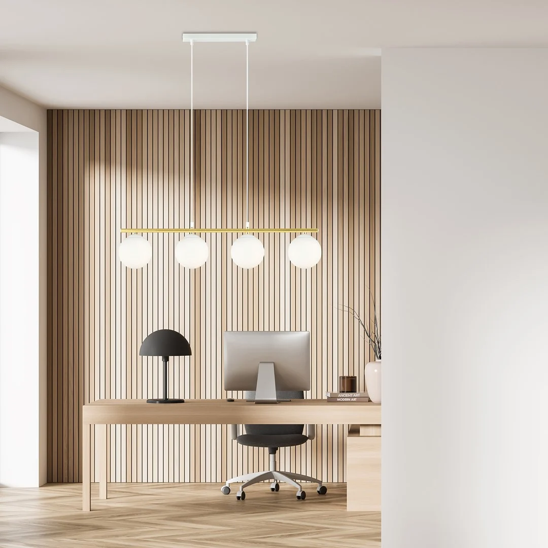 Hanglamp Tissan Wit Ø14 cm - Afbeelding 3