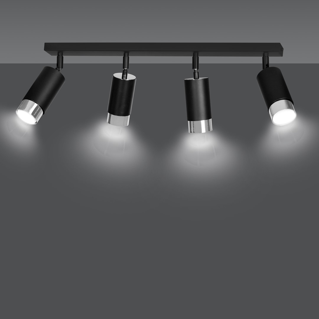 Plafondlamp Raassoro Zwart - Afbeelding 3