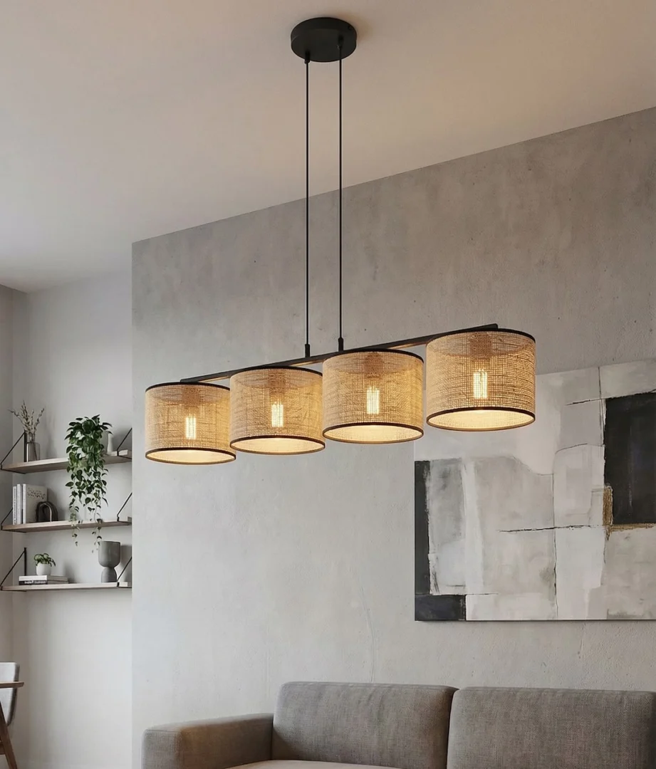 Hanglamp Stootund Zwart Ø20 cm - Afbeelding 3